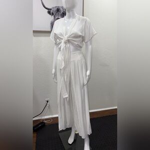 Elegant White Women's Jumpsuit